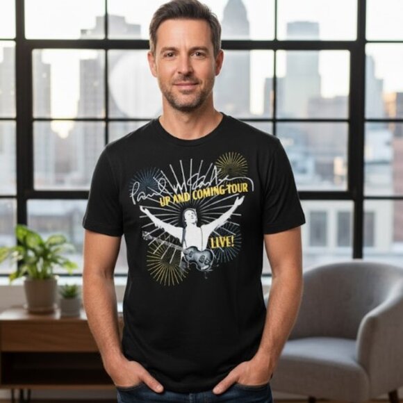 Paul McCartney Concert T Shirt Vintage 2010 Up And Coming Tour Live Mens XL - Picture 1 of 5